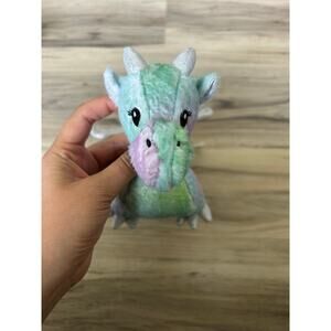 American Girl Crisella Dragon Plush Rainbow Tie Dye Wellie Wishers Magic Garden